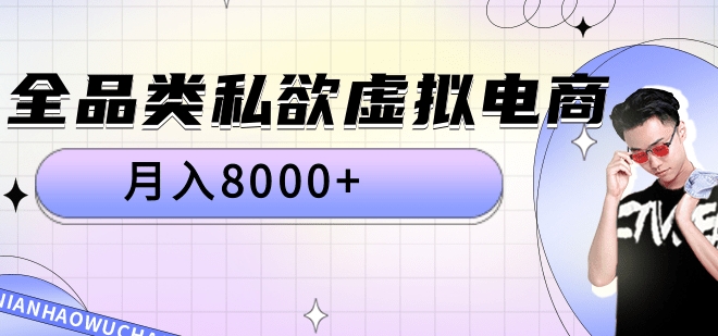 全品类私域虚拟电商，月入8000+-啦啦收录网