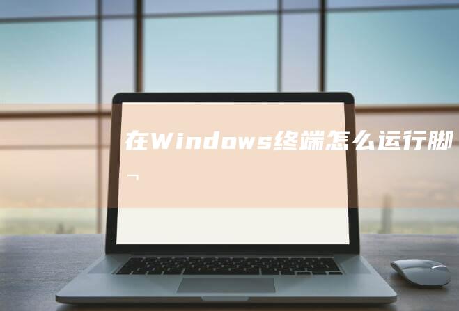 在Windows终端怎么运行脚本